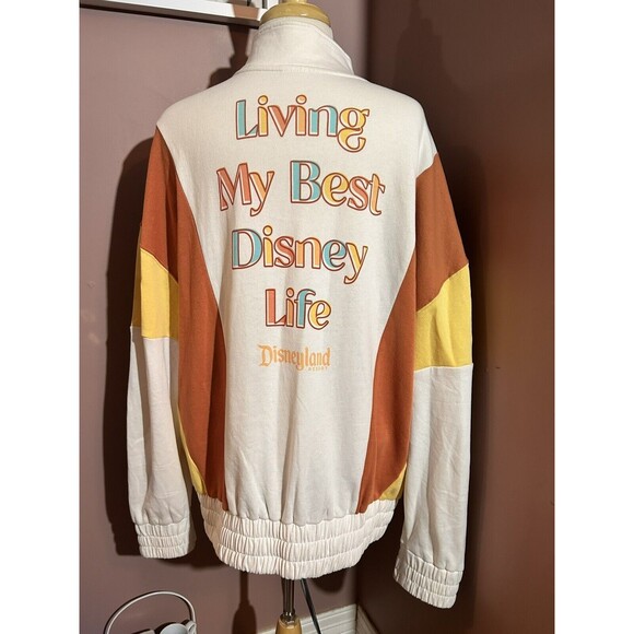 Disney Jackets & Blazers - Disney Land 1/4 Zip Pullover Living My Best Disney Life Womens XXL CN 185/108A